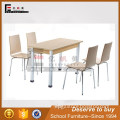 Modern Dining Room Furniture,Cheap Plywood Wooden Dining Table And Chairs